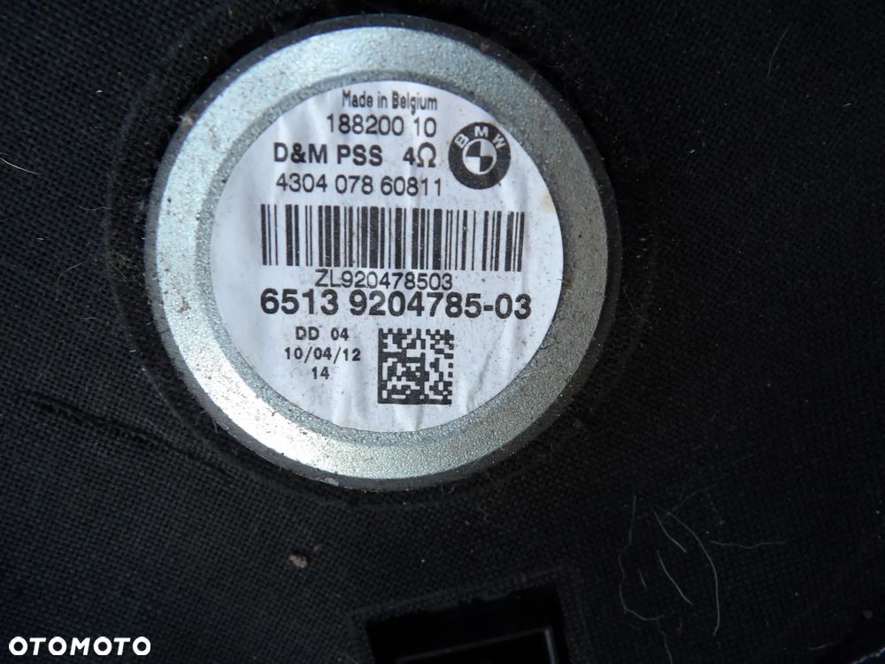 BMW - E84 , E90 - GŁOŚNIKI KOMPLET - 9204786  9204785 - 3