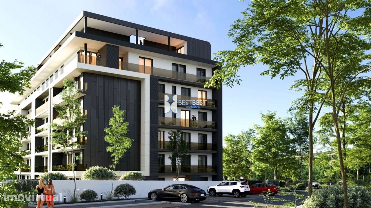 EXCELENTE APARTAMENTO T1 DE LUXO, NOVO, JUNTO AO CENTRO DE BARCELOS - Grande imagem: 5/15