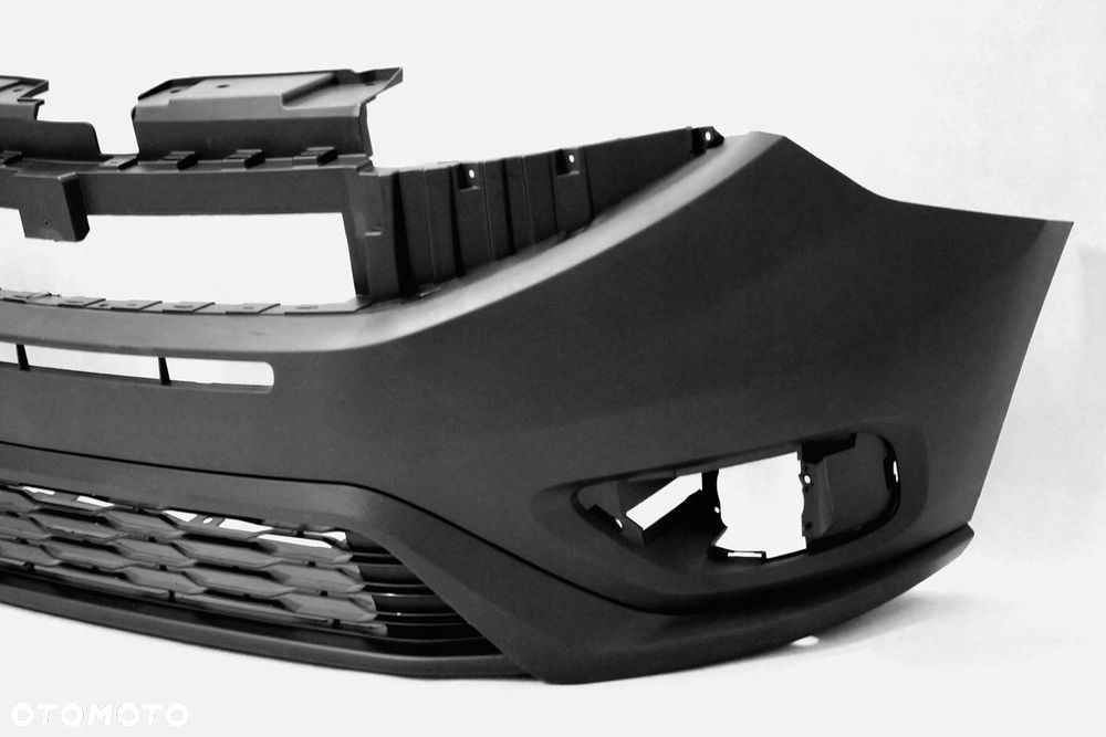 ZDERZAK PRZEDNI PRZÓD FIAT DOBLO II LIFT 15-22 CZARNY STRUKTURA - 4