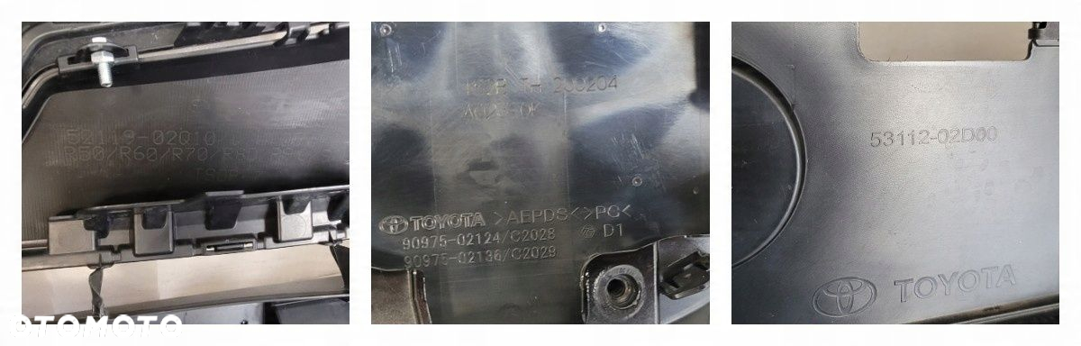 ZDERZAK PRZÓD KRATKA GRILL TOYOTA COROLLA E21XII SEDAN 2018- - 16