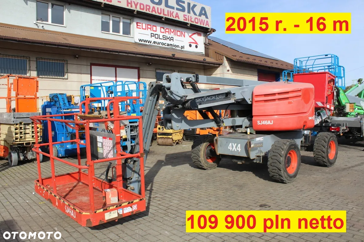 Omme podnośnik koszowy na gąsienicach 26 m 22 m 20 m 19 m 18 m 17 m - 5