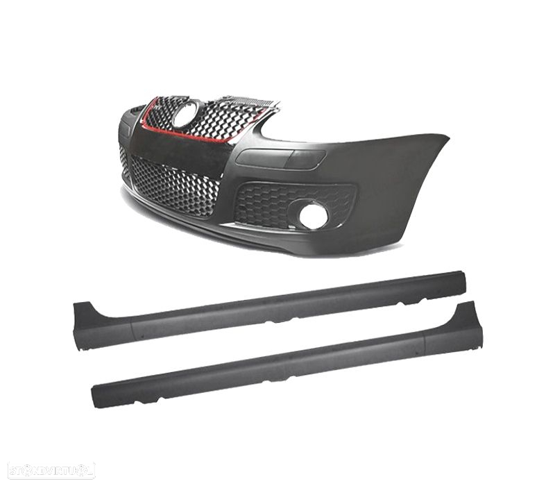 KIT CARROÇARIA VOLKSWAGEN VW GOLF V 5 LOOK GTI PÁRA-CHOQUES + EMBALADEIRAS - 2