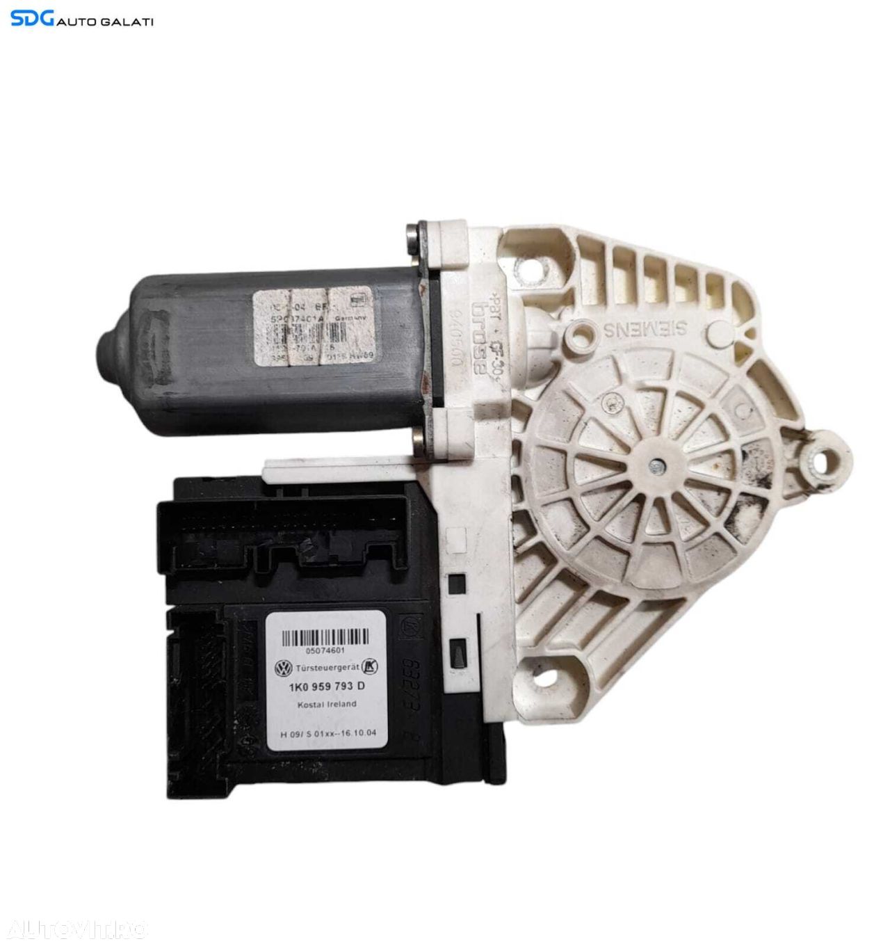 Motoras Macara Electrica de pe Usa Portiera Stanga Fata Seat Toledo 3 2005 - 2009 Cod 1K0959793D [N1196] - 1