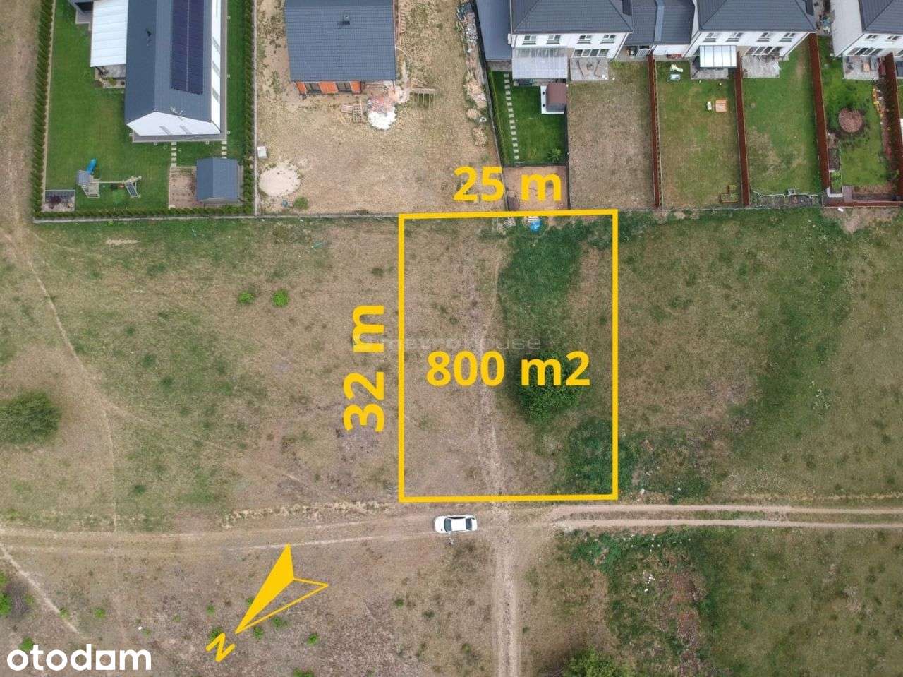 Legionowo działka 800 m² pod dom/bliźniak, Mn1 - Pełny obrazek: 2/4