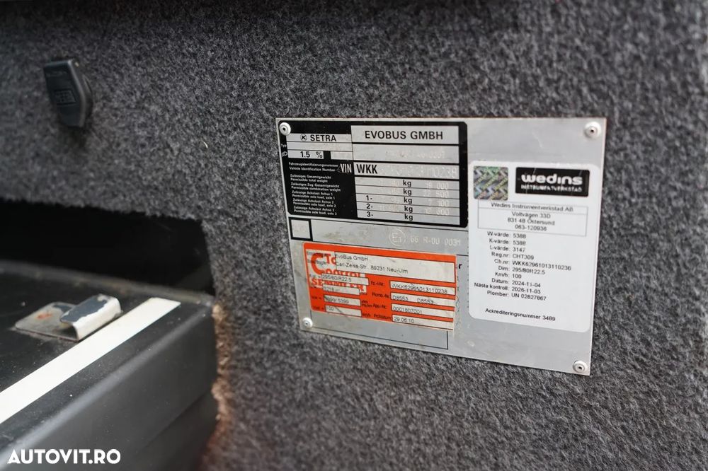 Setra 411HD / EURO 5 / IMPORTAT / - 39