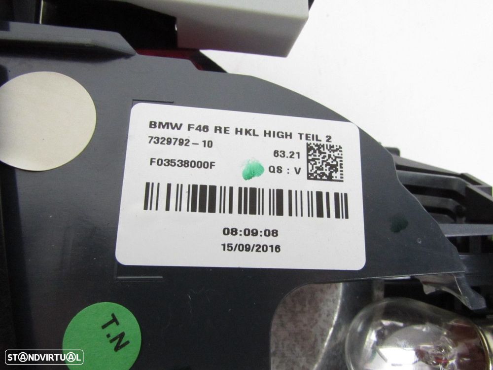 Farolim Da Mala Em Led Direito Seminovo/ Original BMW 2 Gran Tourer (F46) 632173... - 3