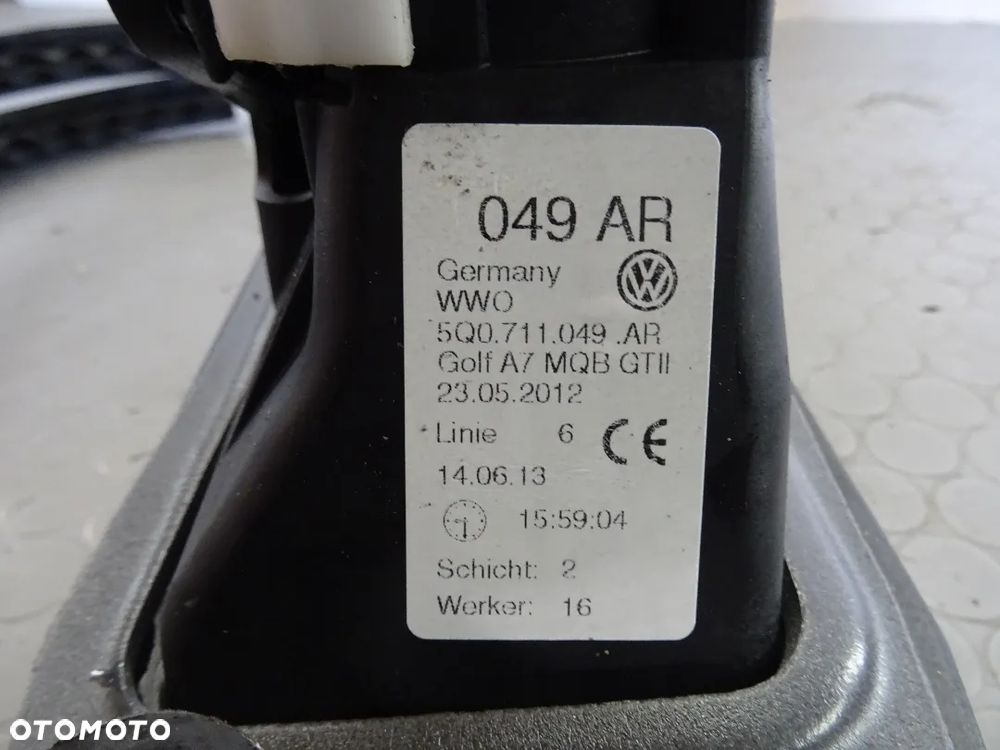 5Q0711049AR wybierak linki manual 2.0 TSI VW golf VII GTI czesci - 2