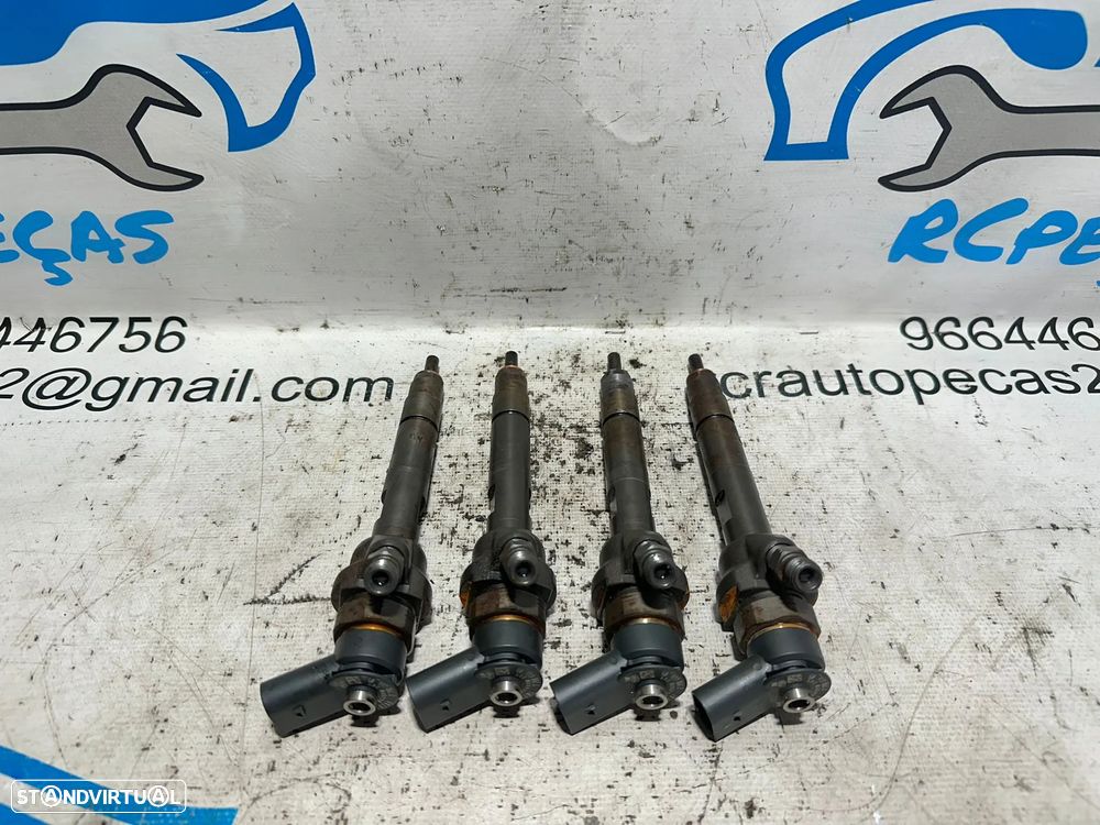 .Conjunto de 4 injetores Bosch BMW 2.0D 16v N47D20 N47 N47N 116D 118D 316D 318D 118cv 143cv 2006 - 2016 - 7