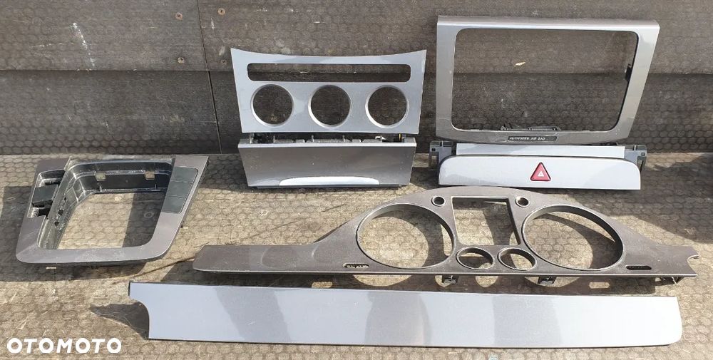 DEKORY LISTWY RAMKA KONSOLI KOMPLET VW PASSAT B6 - 2