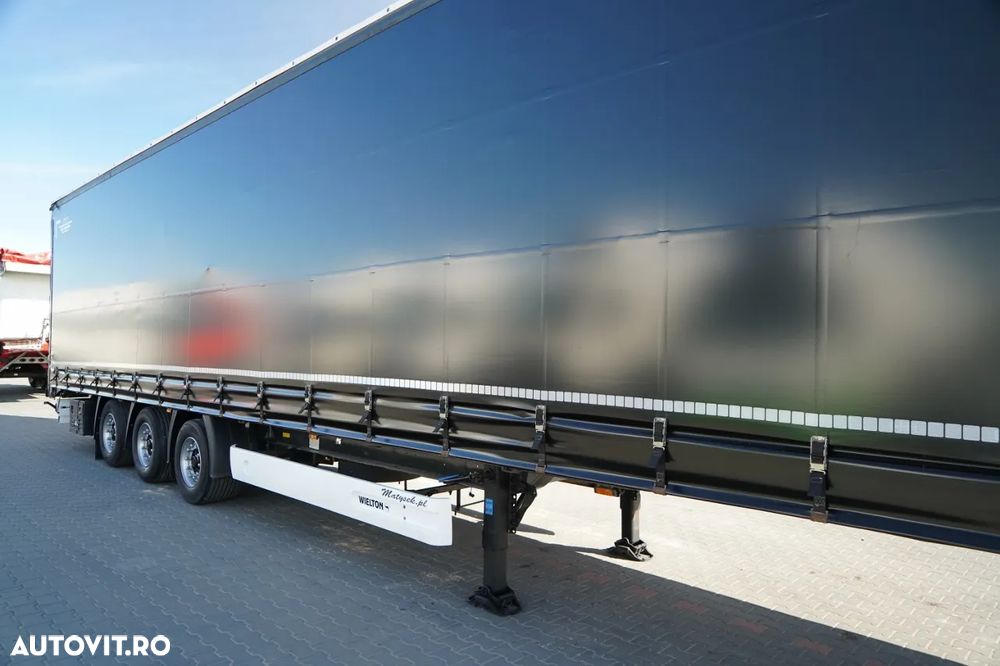 Wielton CORTINĂ WIELTON / MEGA / PLATFORMĂ JOSĂ / AXĂ RIDICATĂ / ACOPERIȘ RIDICAT - 10