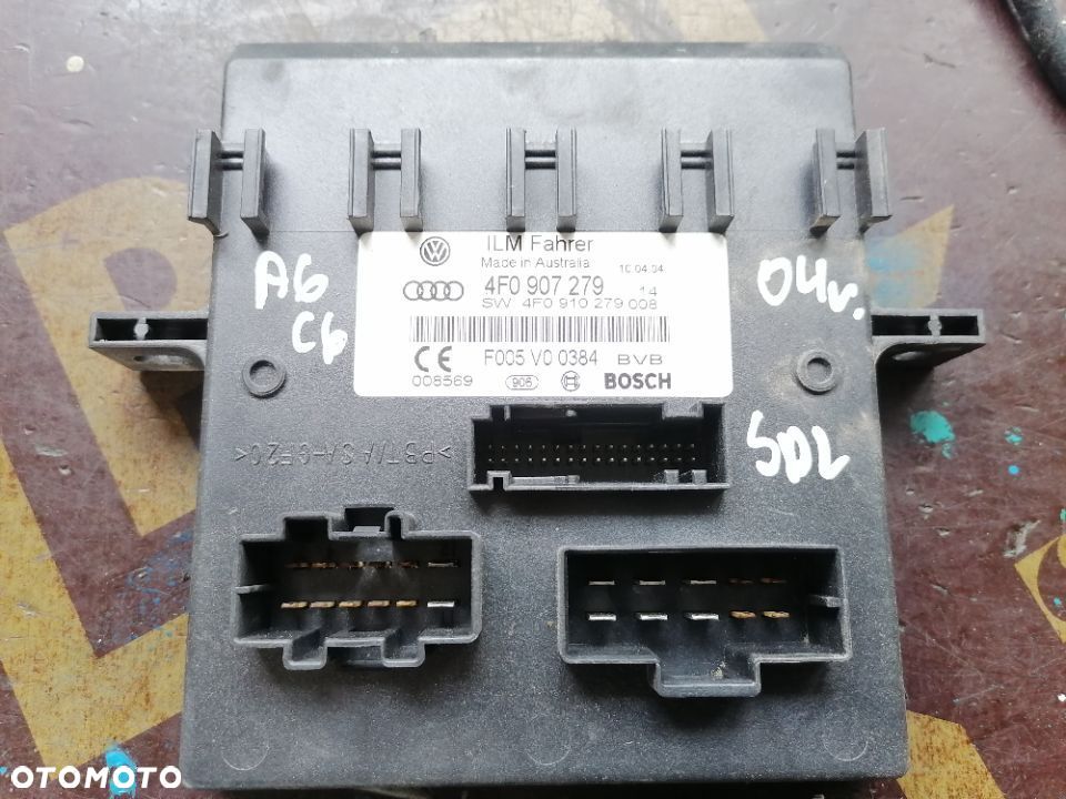 Moduł Sterownik Świateł Audi A6 C6 4F0907279 4F0910279 4F0910279K 4F0910279D - 2