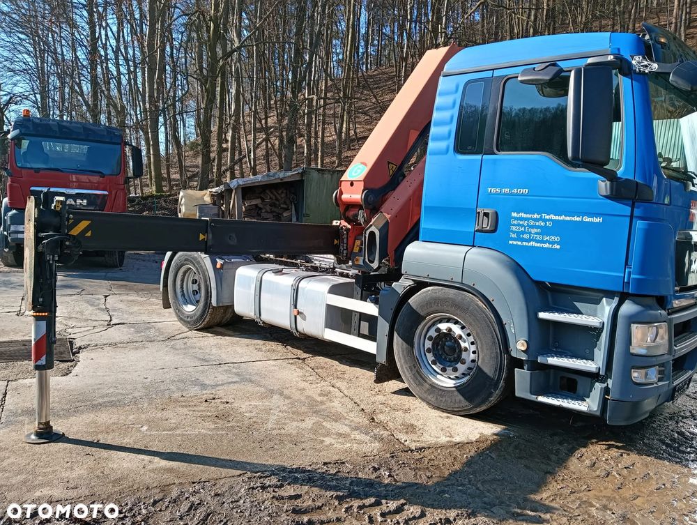 MAN TGS 18.400 + Palfinger PK 22002 | Żuraw 22tm | Pilot | 417tys km | Euro 5 | HDS | ciągnik siodłowy dźwig podnośnik - 11