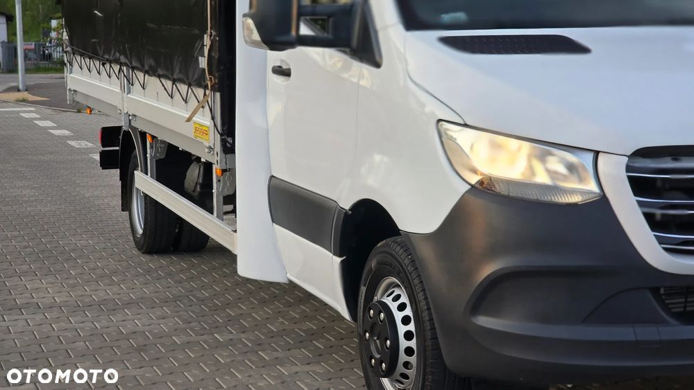 Mercedes-Benz SPRINTER 519 CDI 907❗❗3.0 190 KM V6 / MANUAL / PLANDEKA 10 PALET / PODNOSZONY DACH / BLIŹNIAKI / ZABUDOWA JEGGER / PODUSZKI PNEUMATYCZNE / SYPIALKA / SALON POLSKA ❗❗ - 27