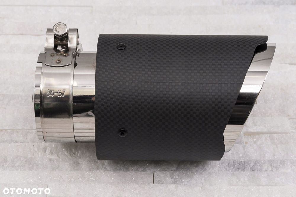 końcówka wydechu karbon 64 mm l 170 honda hr-v ii iii - 9