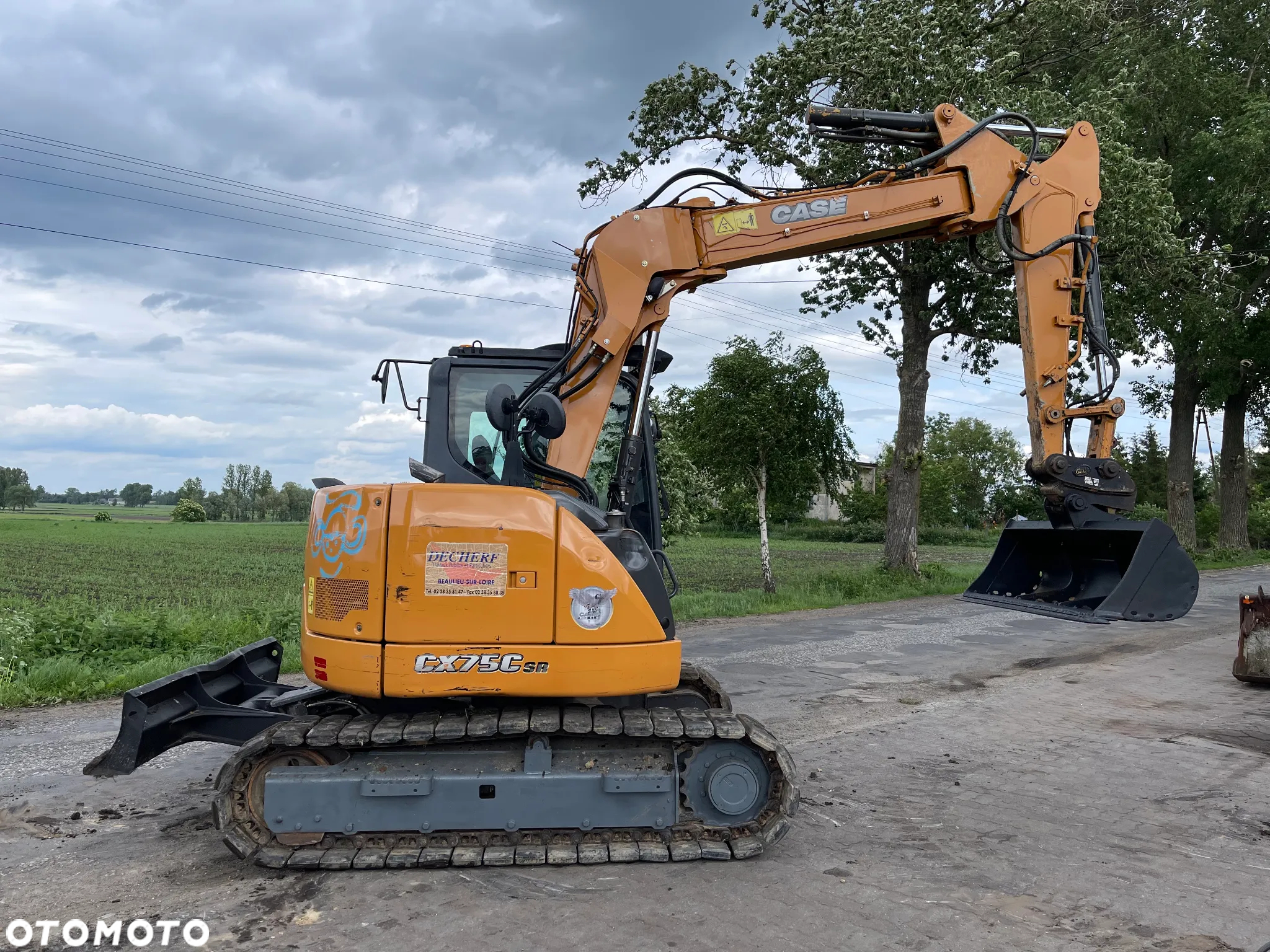 Case Koparka Gąsiennicowa Case CX 75C SR Rok 2015 Oryginał 6300 MTG Bardzo ładna Oryginał stan ŁYŻKI - 5