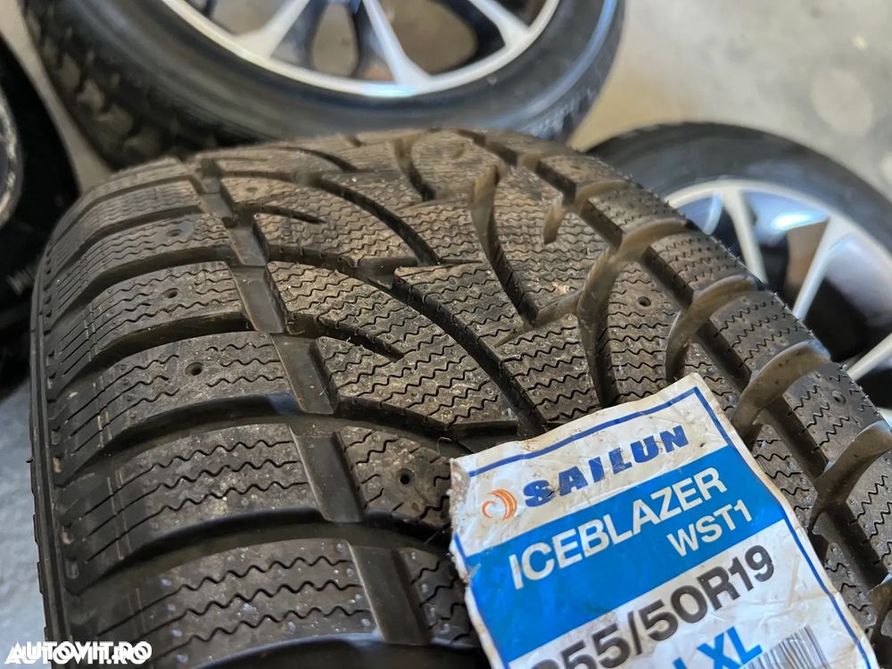 Jante BMW 19 R19 X5 X6 E53 E70 E71 F15 F16 anvelope iarna toate 4 aceasi marime - 6