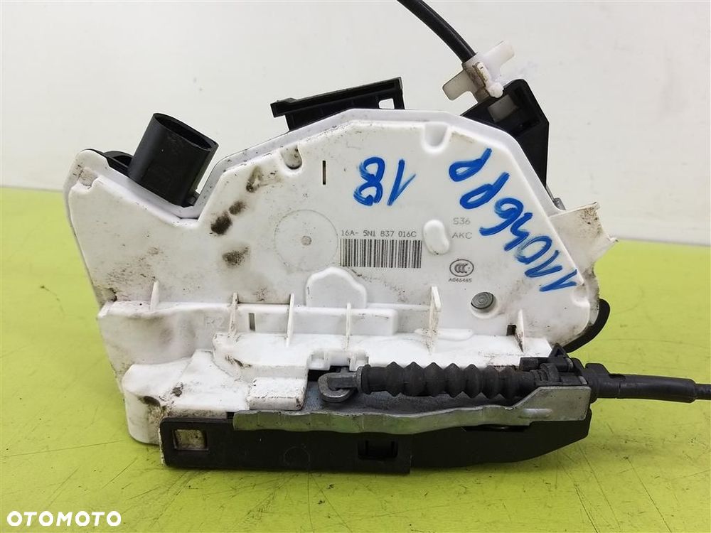 Zamek drzwi przód prawy KLAMKA Skoda Fabia II 2007-2014 5N1837016C ORYGINAŁ - 10