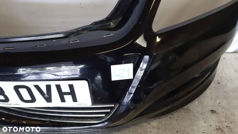 } ZDERZAK PRZÓD PRZEDNI DO OPEL ZAFIRA B LIFT FL Z20R CZARNY HALOGENY DO MALOWANIA ! - 2