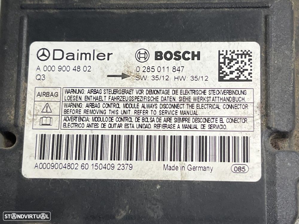 Centralina airbag Usado MERCEDES-BENZ SPRINTER 3,5-t (906) 313 CDI REF. A0009004... - 3