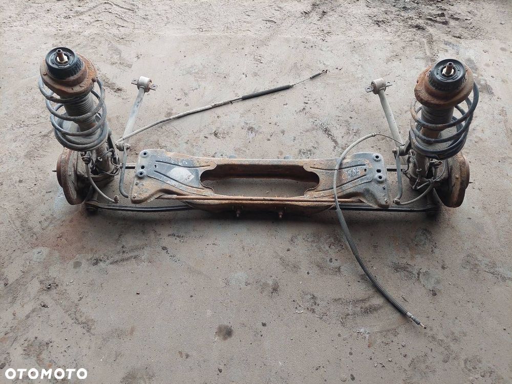 KOMPLETNE ZAWIESZENIE BELKA SANKI TYŁ AMORTYZATORY ALFA ROMEO 147 I - 1