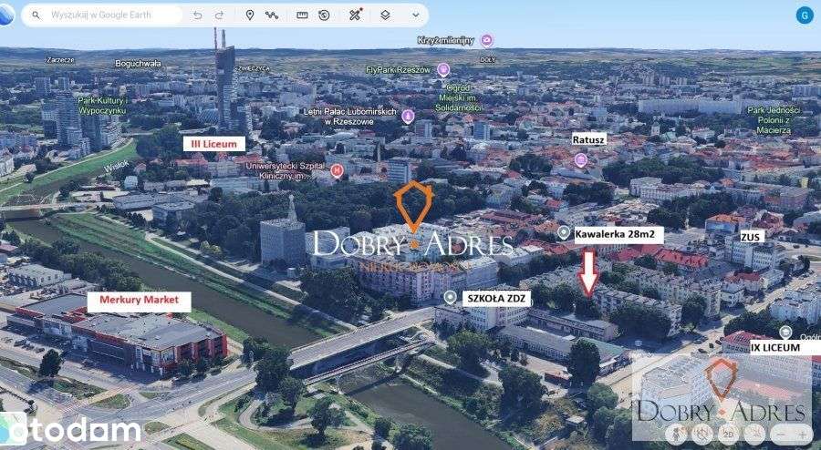 Kawalerka z balkonem i osobną kuchnią - Centrum
