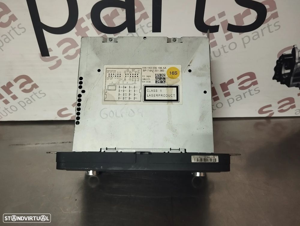 AUTO-RADIO ORIGINAL VOLKSWAGEN GOLF VI 1K0035186AN 1K0035186AA - 6