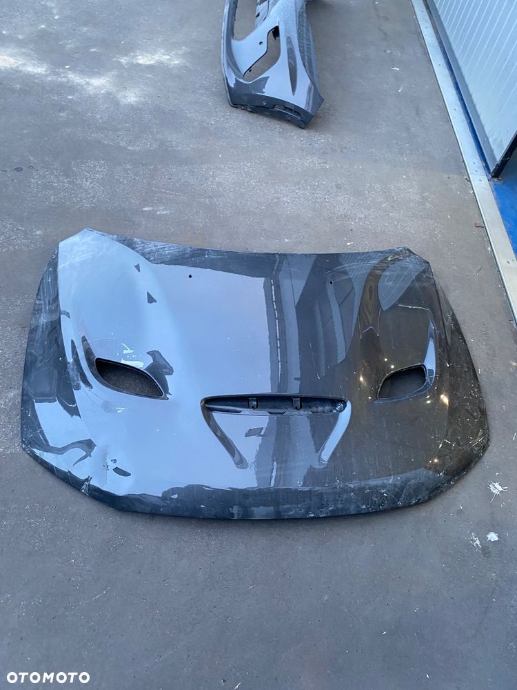 DODGE DURANGO SRT 8 RT R/T lift 2014-2025r 4xPDC ORYGINALNA ALUMINIOWA MASKA POKRYWA SILNIKA ZDERZAK PRZEDNI PRZÓD HELLCAT 68433296AA  68510293AD Alu 4 x otwory na PDC  Wwa - 6