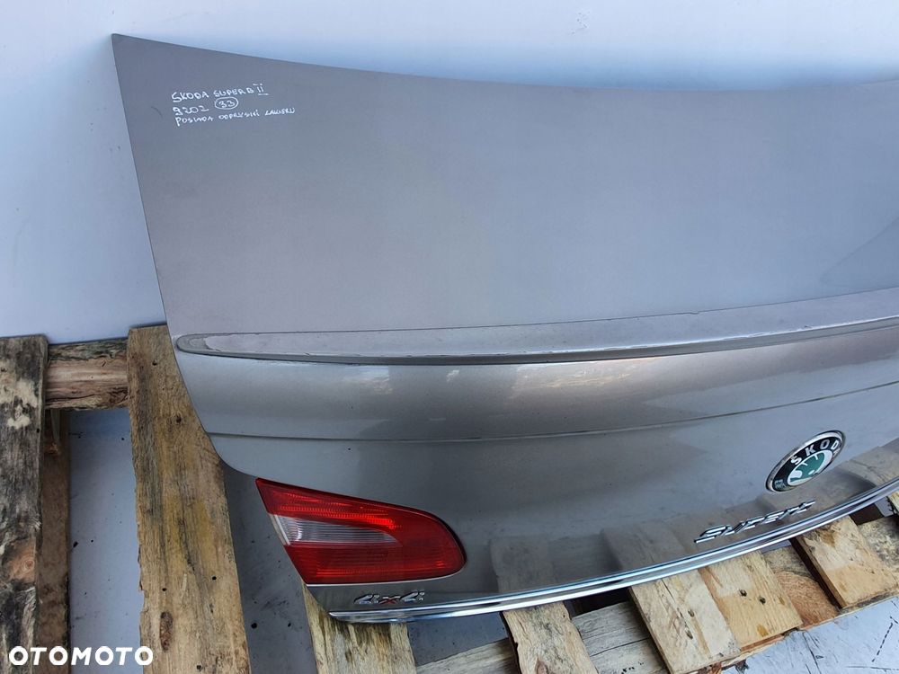 Skoda Superb II TYLNA KLAPA BAGAŻNIKA 9202 LF8H - 3