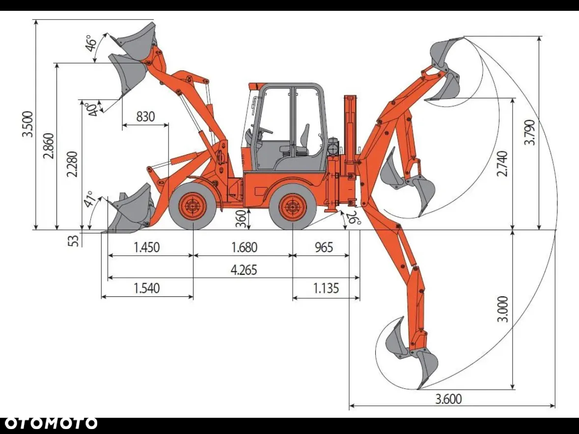 Eurocomach E 245 K CAT komatsu jcb Mini koparko ładowarka waga 4 tony - 10