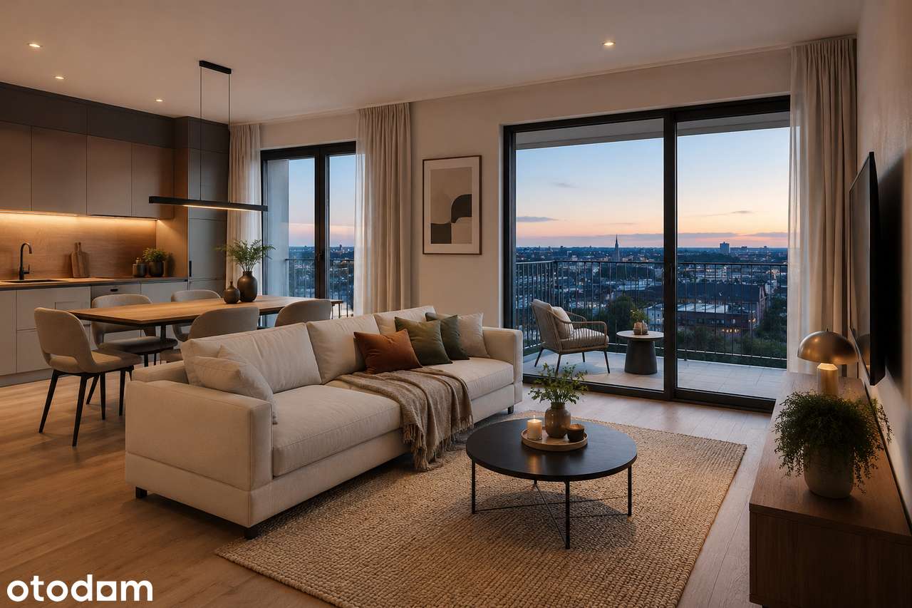 3-pokojowe mieszkanie z balkonem | Winogrady | 59,72 m²