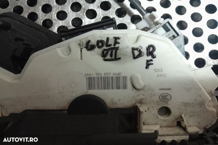 Broasca usa fata dreapta 5K1837016E 5K1837016E Volkswagen VW Golf 7 [ - 2