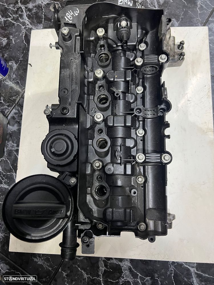 Cabeça de motor Bmw 2.0 cc n47d20c  X1 x3 420d 418d f11 f10 f25 f30 F31   -118d 120d 318d 320d 518d 520d  Colaça cabeçote   berco arvore cames   Tampa valvulas 781260303 Ref: - 2
