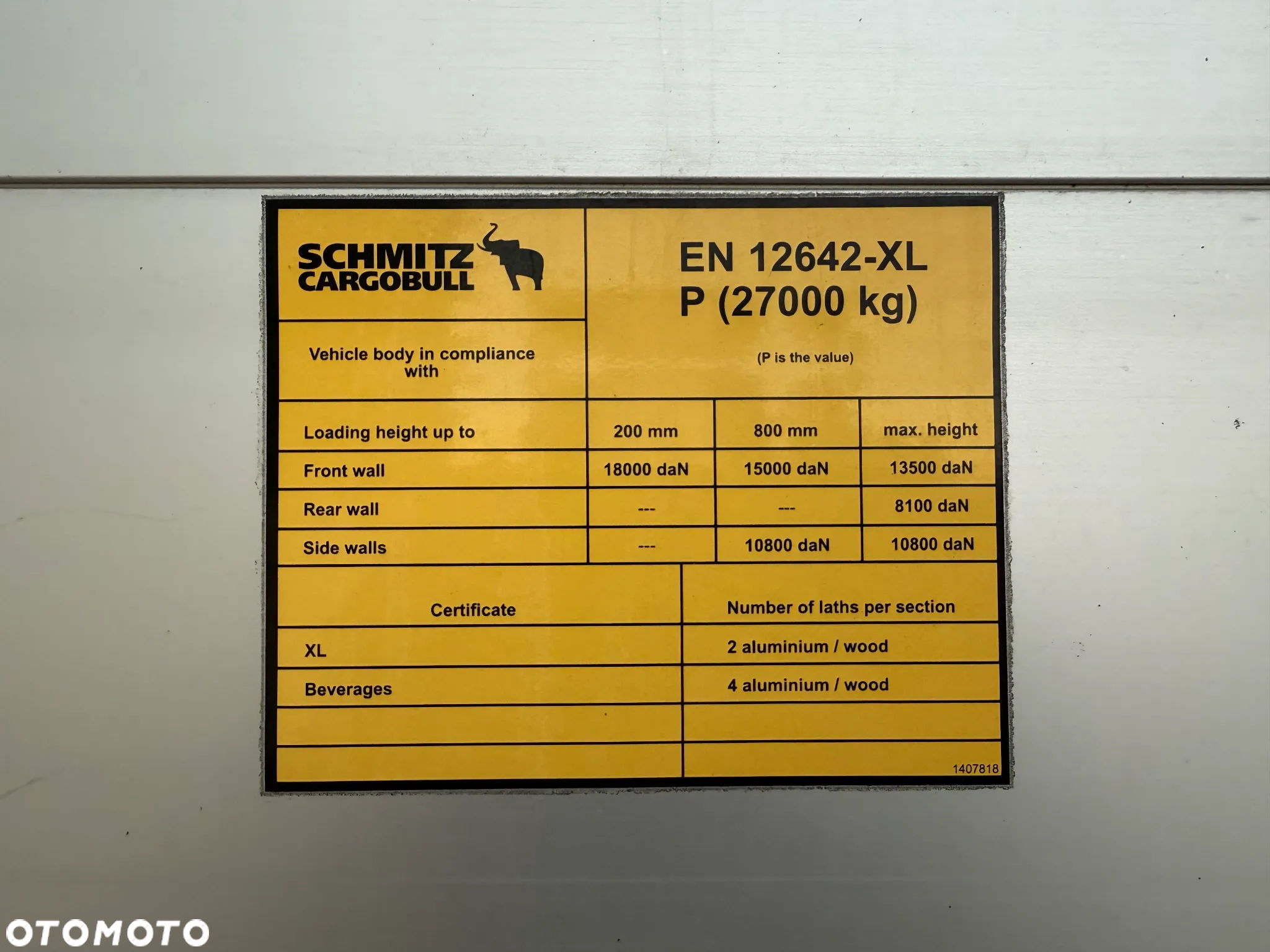 Schmitz Cargobull SCB*S3T DACH POD.OŚ POD.SPROWADZONA Z NIEMIEC - 33