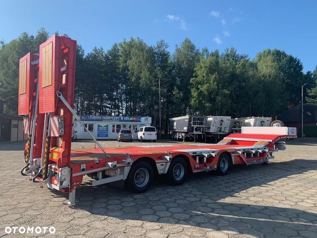 Inny NACZEPA NISKOPODWOZIOWA 3 OSIOWA Z ZAGŁĘBIENIAMI NA KOŁA! najazdy Hydrauliczne! - 7