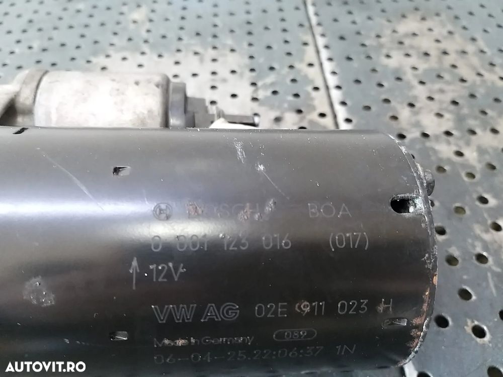 Electromotor 2.0 tdi vw passat b6 3c 0001123016 02e911023h - 3