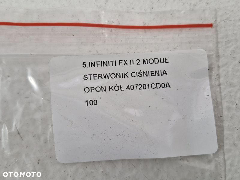 INFINITI FX II 2 MODUŁ STEROWNIK CIŚNIENIA OPON KÓŁ 407201CD0A - 6