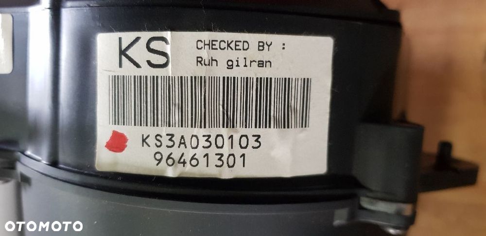 CHEVROLET AVEO  KALOS LICZNIK 96461301 - 4