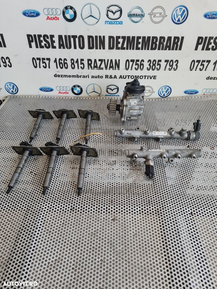 Kit Injectie Injectoare Pompa Rampe Audi Vw 2.7 Tdi 3.0 Tdi Euro 5 Cod BE BK Touareg Q5 A5 A4 A6 A7 - 5