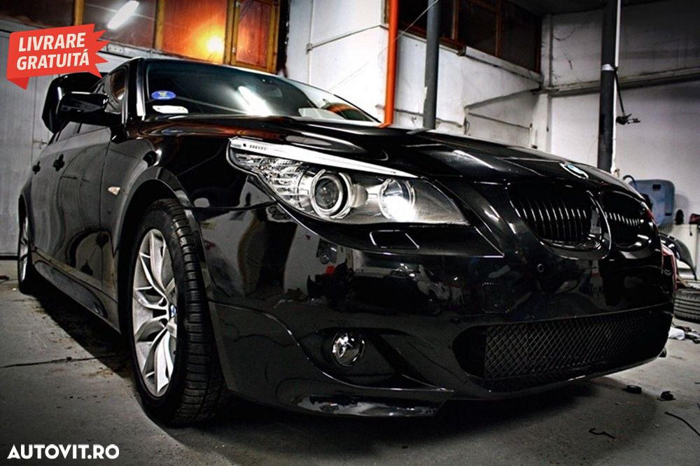 Bara Fata fara Proiectoare Ceata cu Praguri Laterale BMW Seria 5 E60 E61 LCI (2007- livrare gratuita - 12