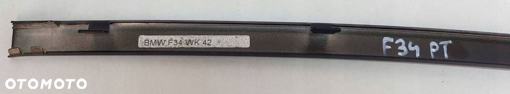 bmw 3 gt f34 listwa szyby boczna shadowline pt - 4