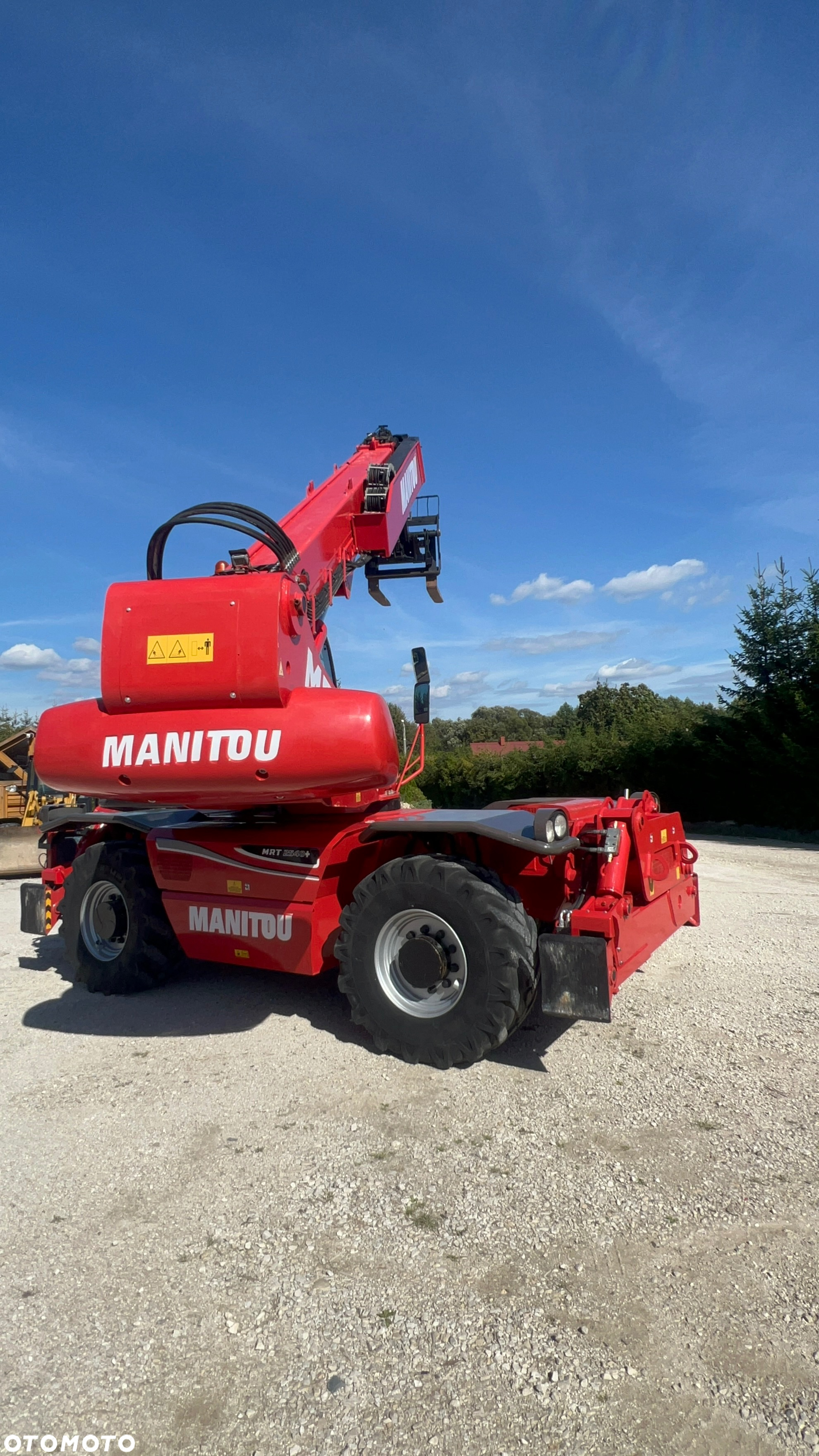 Manitou MANITOU ŁADOWARKA ROTO  widły  Manitou MRT 2540 Privilege Plus PILOT obrotowa 360 dodatkowa hydraulika  2150 2540 1840 2550 wys 24,6m zasięg 17.5 tony silnik MERCEDES opony Michelin 110kw ks.serw 2015r 1 wł manitka roto ładowarka obrotowa - 33