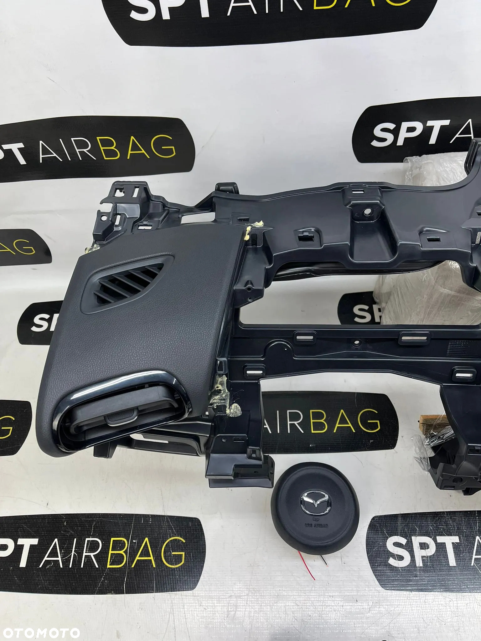 MAZDA II 2 KOKPIT DESKA KONSOLA PULPIT PODUSZKA AIRBAG AIR BAG PASY KIT SET - 2