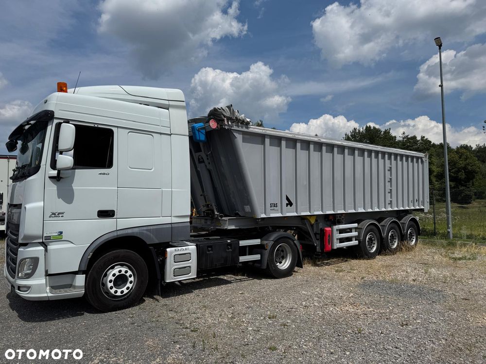 Stas Naczepa Wywrotka Aluminiowa STAS S300CX / 45m3 Super stan Opony 80% Micheline - 1