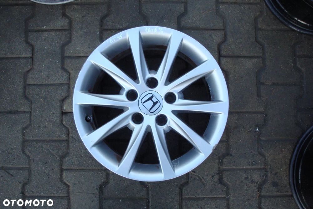 HONDA KPL FELG aluminiowych 16" 5X114.3 ET 45 - 2