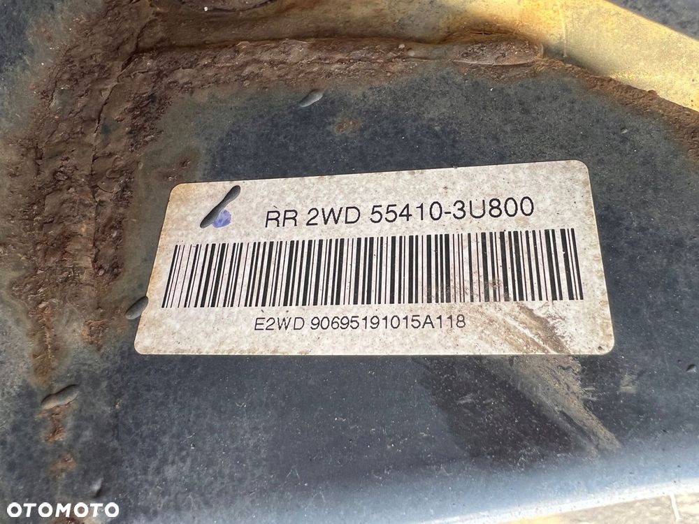 kia sportage iii 1.7 crdi sanki wózek belka zawieszenie tył 55410-3u800 - 2