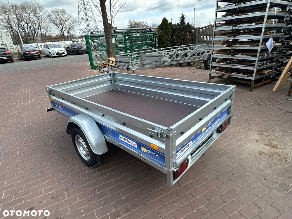 Inny Przyczepa VESTA LIGHT 25 251x135x37 cm WYSOKIE BURTY spawana rama Kraków MOTOMUS - 6