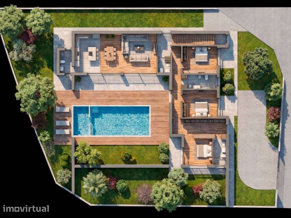 Moradia V3 - vista mar, piscina aquecida e garagem em Salir do Port... - Grande imagem: 4/15