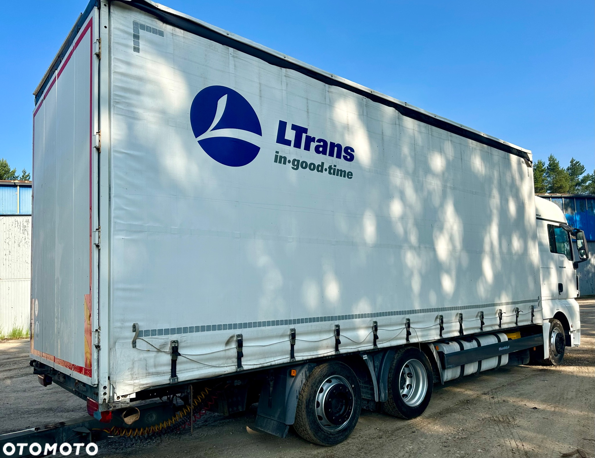 MAN TGX 24.440 XLX 6x2 JUMBO AUTOMAT KLIMA WEBASTO ZABUDOWA ALUMINIOWA HIPOCAR FIRANKA DŁ:7.80m + PRZYCZEPA TANDEM HIPOCAR  FIRANKA DŁ:8.20m SAF OŚ PODNOSZONA NOWA PLOANDEKA!!! ZESTAW PRZESTRZENNY PRZEJAZDOWY 120m3 EURO 5 EEV 2013r - 8