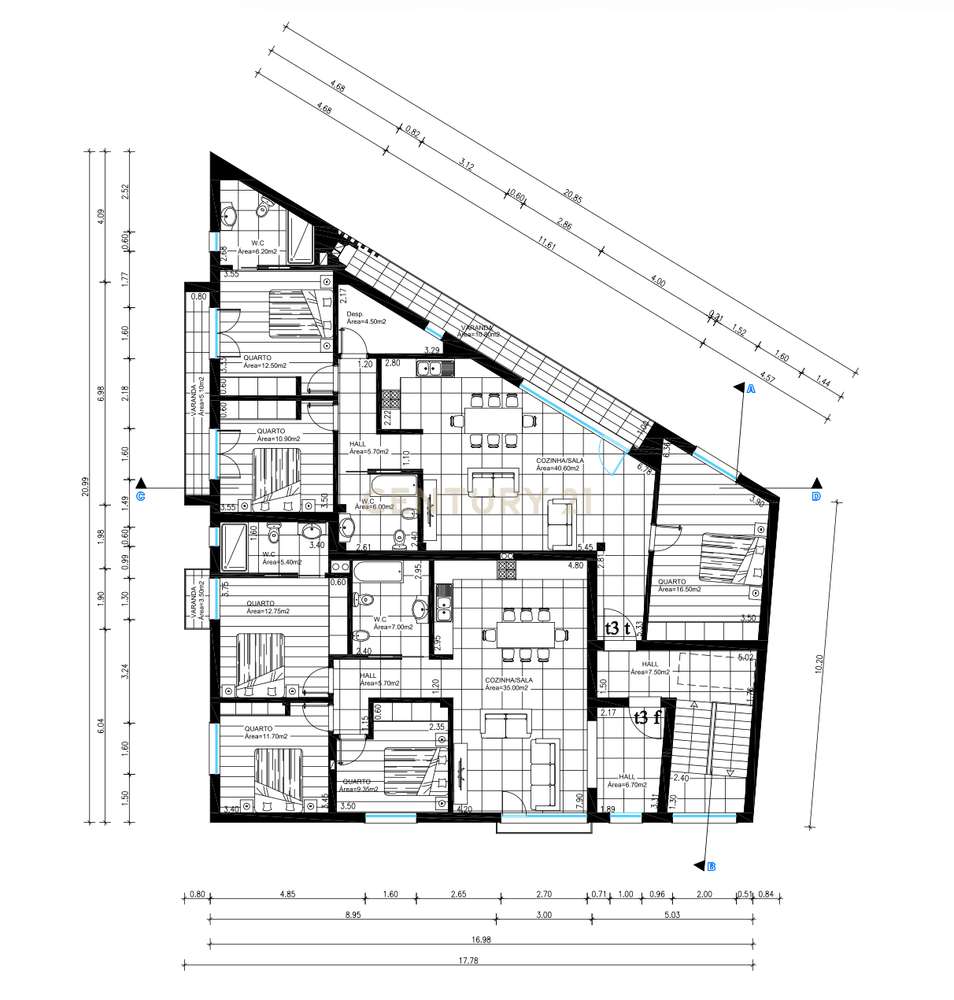 Apartamento T3 em Construção | Vila do Louriçal, Pombal - Grande imagem: 3/5