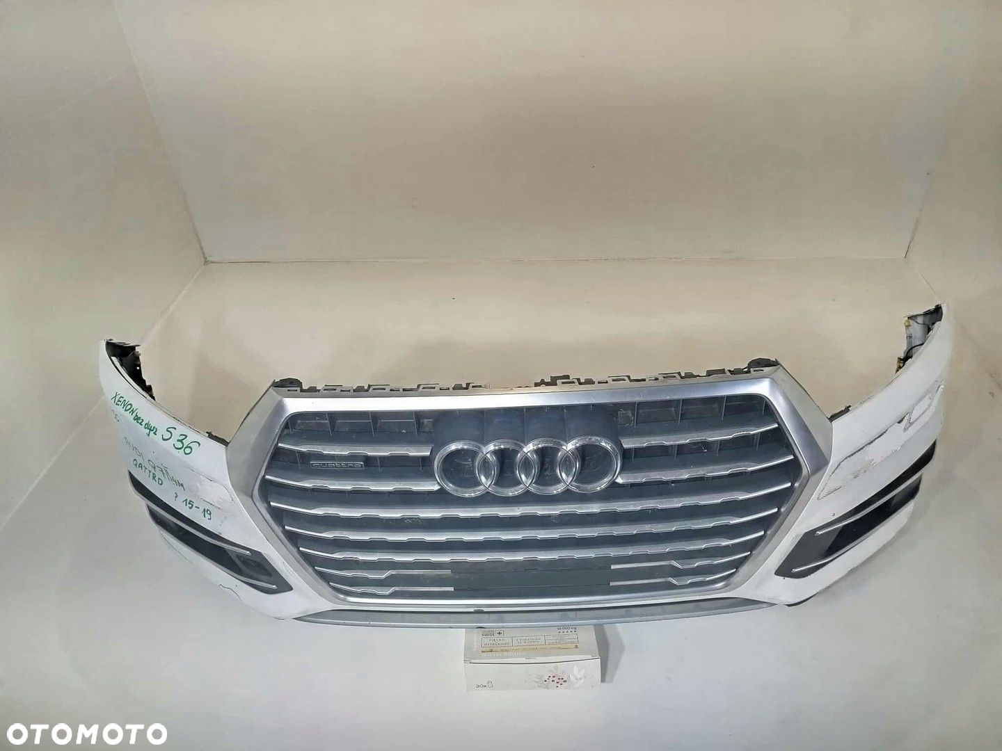 ZDERZAK PRZEDNI PRZÓD GRILL AUDI Q7 II 15-19 SPRYSKI PDC - 3
